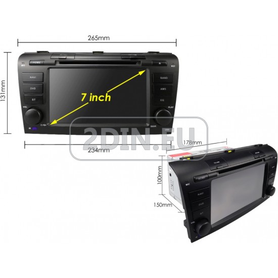 MAZDA 3 - МУЛТИМЕДИЯ / Навигация Android DVD